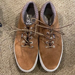 Men Brown Suede Shoes
